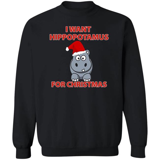 I Want A Hippopotamus For Christmas Shirt Hoodie Sweatshirt I Want A Hippopotamus For Christmas Shirt Hoodie Sweatshirt