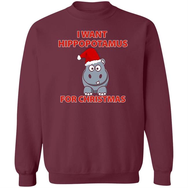 I Want A Hippopotamus For Christmas Shirt Hoodie Sweatshirt I Want A Hippopotamus For Christmas Shirt Hoodie Sweatshirt
