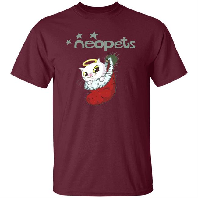Neopets Christmas Angelpuss T Shirt Neopets Christmas Angelpuss T Shirt