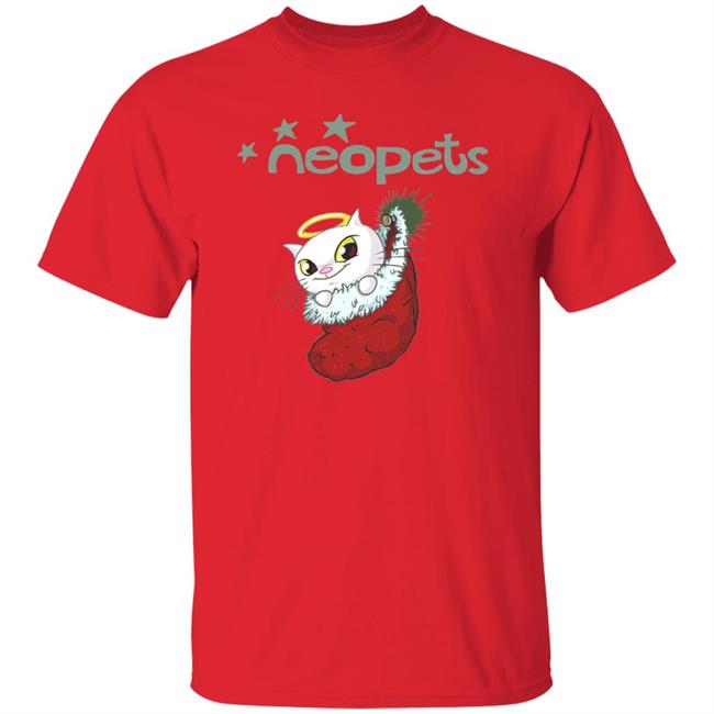 Neopets Christmas Angelpuss T Shirt Neopets Christmas Angelpuss T Shirt