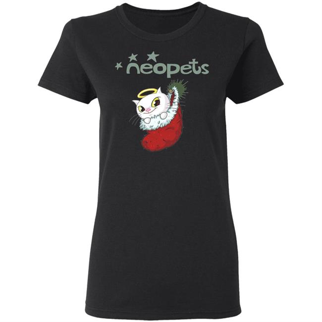 Neopets Christmas Angelpuss T Shirt Neopets Christmas Angelpuss T Shirt