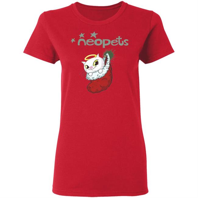 Neopets Christmas Angelpuss T Shirt Neopets Christmas Angelpuss T Shirt