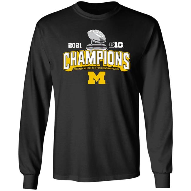 Big Ten Football Conference Champions Locker Room Shirt Fanatics Store