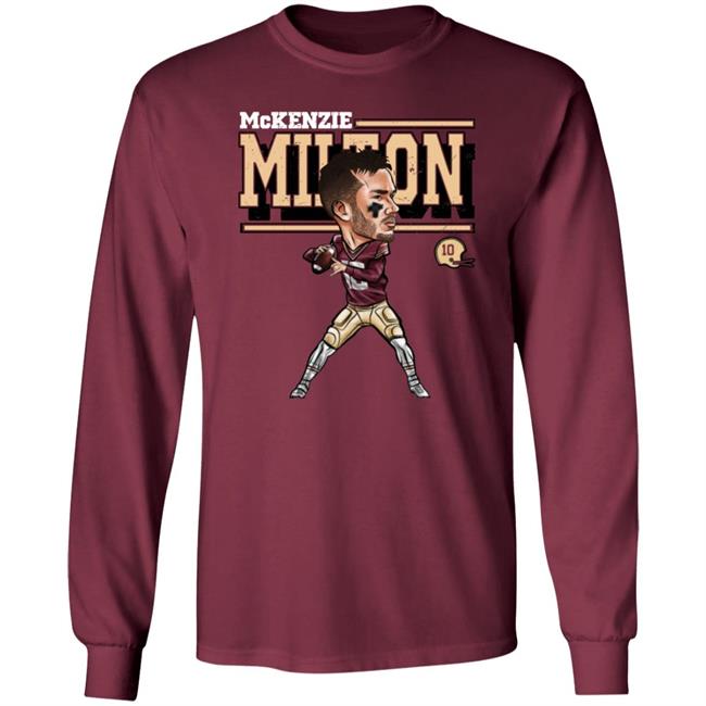 Mckenzie Milton Cartoon Wht Shirt 10Hana Store