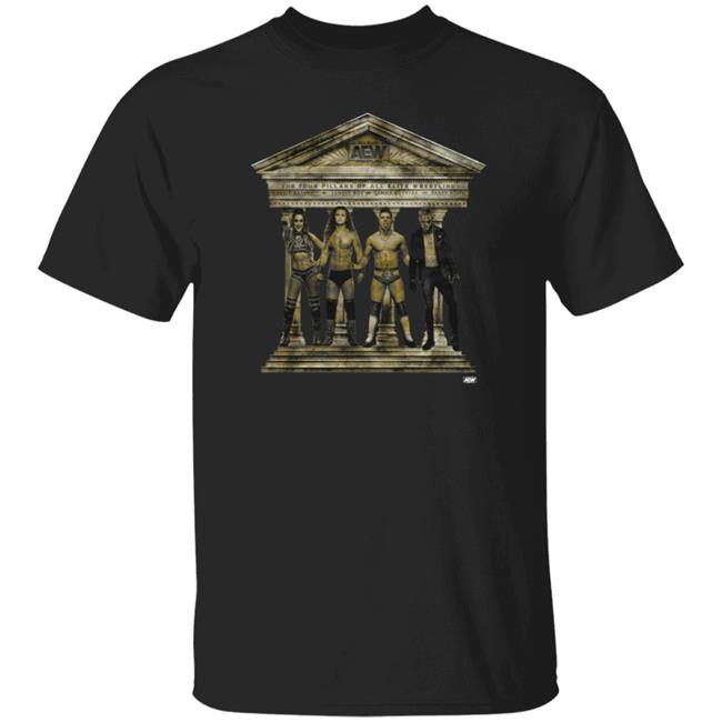 The Real 4 Pillars Of Aew Shirt Dr. Britt Baker D.M.D., Jungle Boy, Sammy Guevara & Darby Allin