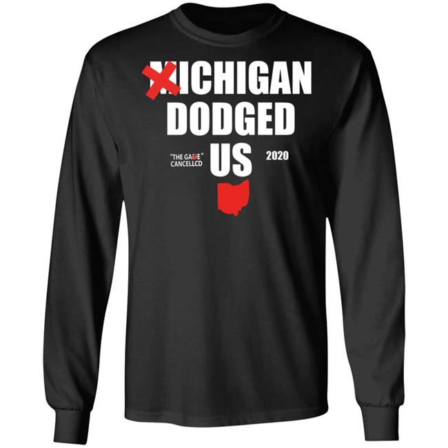 Michigan Dodged Us Shirt Michigan Dodged The Game Cancelled Us 2020 Shirt Michigan Dodged Us Shirt Michigan Dodged The Game Cancelled Us 2020 Shirt
