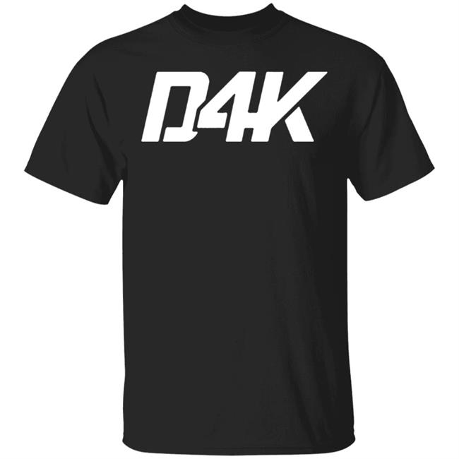 Dak Prescott D4k Logo Shirt Black Hoodie Sweatshirt