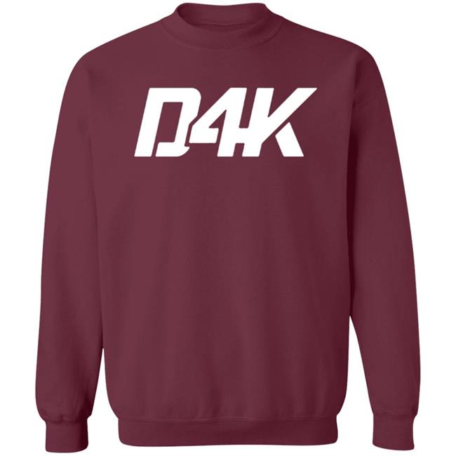 Dak Prescott D4k Logo Shirt Black Hoodie Sweatshirt Dak Prescott D4k Logo Shirt Black Hoodie Sweatshirt