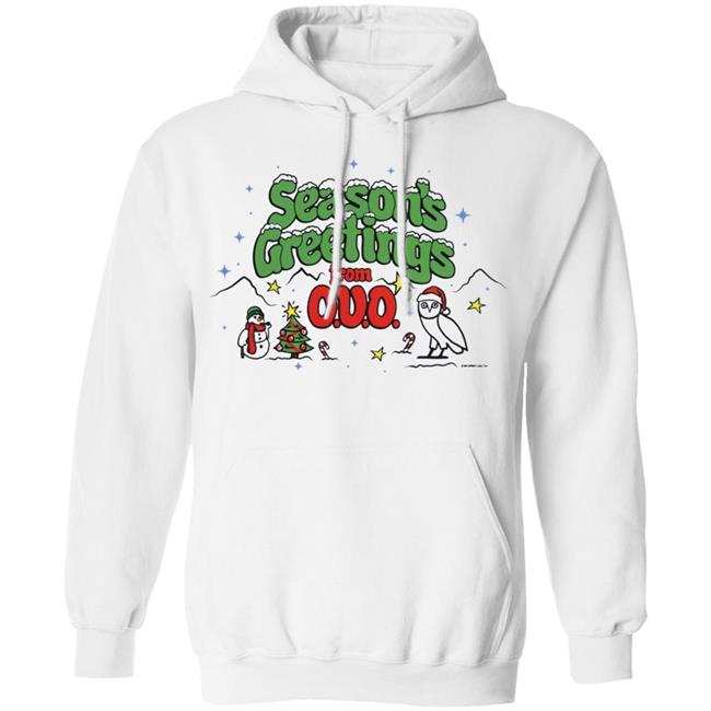 OVO HOLIDAY T SHIRT White Hoodie Sweatshirt OVO HOLIDAY T SHIRT White Hoodie Sweatshirt