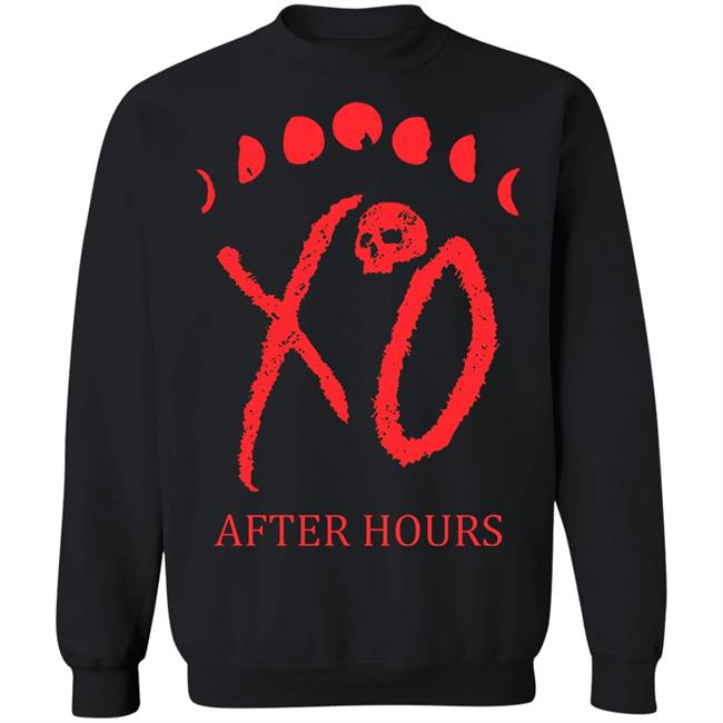 XO LOGO MOON PHASE TEE shirt the weeknd merch Black Hoodie Sweatshirt XO LOGO MOON PHASE TEE shirt the weeknd merch Black Hoodie Sweatshirt