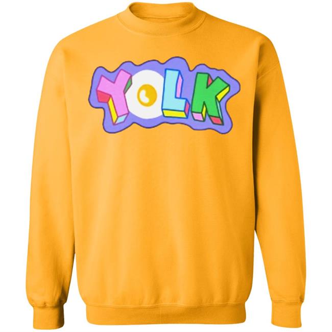 YOLK EMBROIDERED HOODIE White Hoodie Sweatshirt YOLK EMBROIDERED HOODIE White Hoodie Sweatshirt