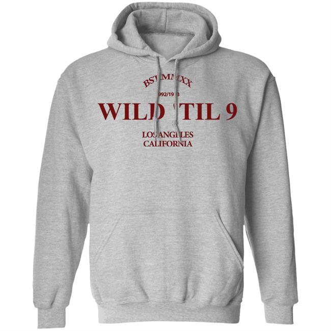 Wild Til 9 Merch Hoodie White Hoodie Sweatshirt Wild Til 9 Merch Hoodie White Hoodie Sweatshirt