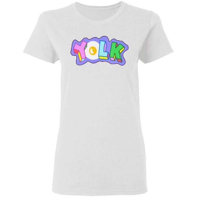 YOLK EMBROIDERED HOODIE White Hoodie Sweatshirt YOLK EMBROIDERED HOODIE White Hoodie Sweatshirt