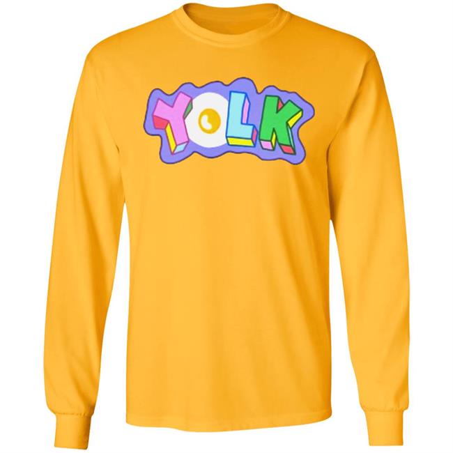 YOLK EMBROIDERED HOODIE White Hoodie Sweatshirt YOLK EMBROIDERED HOODIE White Hoodie Sweatshirt