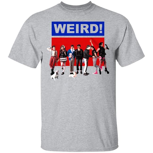 WEIRD! WHITE T-SHIRT White Hoodie Sweatshirt WEIRD! WHITE T-SHIRT White Hoodie Sweatshirt