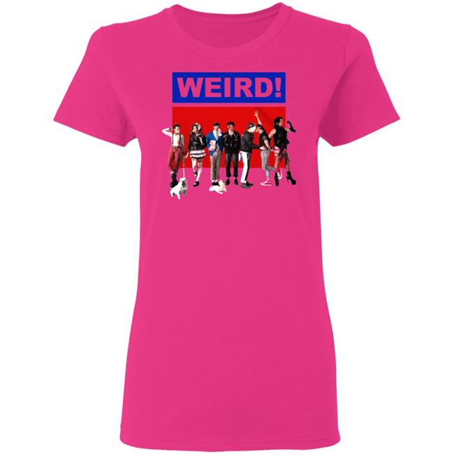 WEIRD! WHITE T-SHIRT White Hoodie Sweatshirt WEIRD! WHITE T-SHIRT White Hoodie Sweatshirt