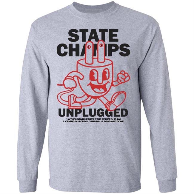 State Champs Merch Unplugged Hoodie Sweatshirt State Champs Merch Unplugged Hoodie Sweatshirt