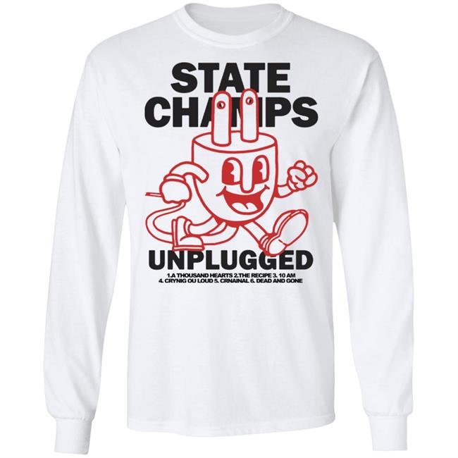 State Champs Merch Unplugged Hoodie Sweatshirt State Champs Merch Unplugged Hoodie Sweatshirt