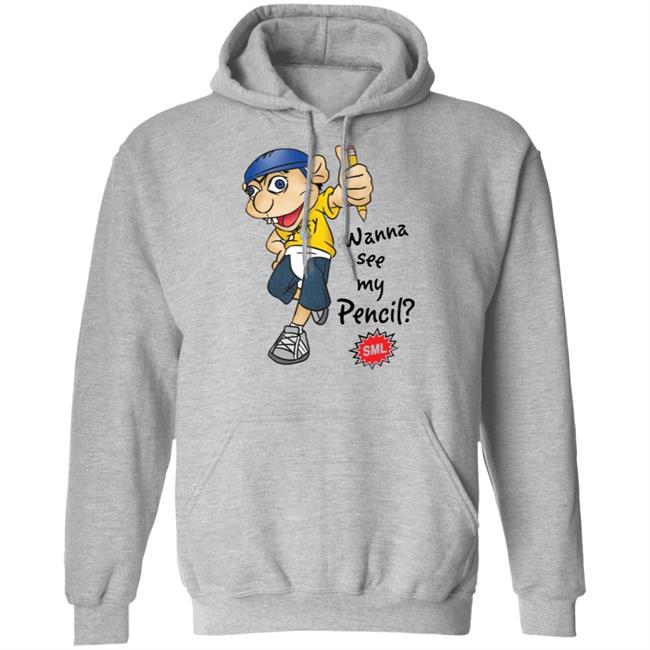 Jeffy Wanna See My Pencil - Funny Sml Character Essential Hoodie Jeffy Wanna See My Pencil - Funny Sml Character Essential Hoodie