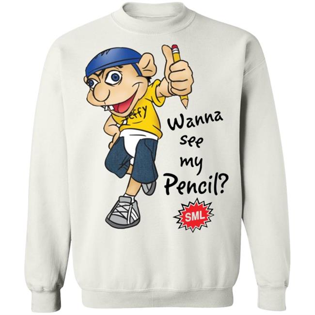 Jeffy Wanna See My Pencil - Funny Sml Character Essential Hoodie Jeffy Wanna See My Pencil - Funny Sml Character Essential Hoodie