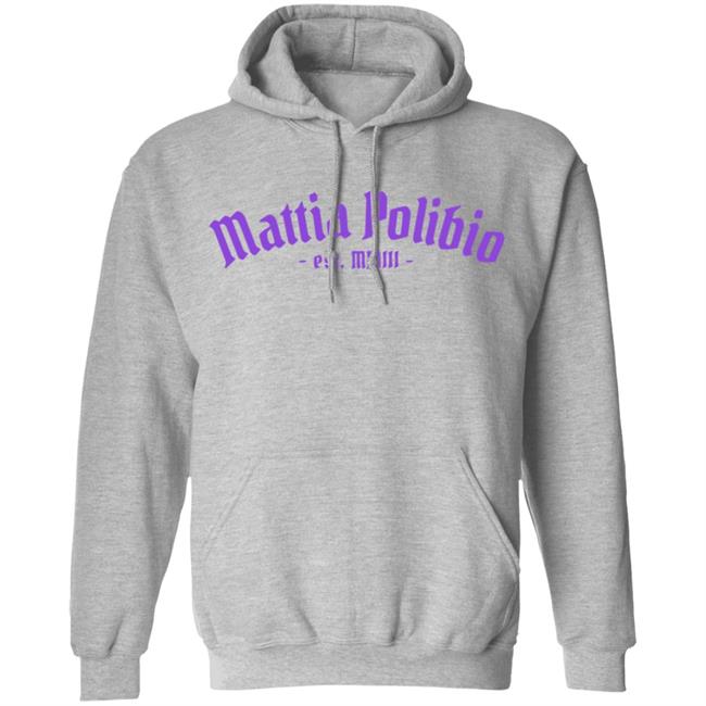 Mattia Polibio Logo T Shirt Mattia Polibio Logo Hoodie Mattia Polibio Logo T Shirt Mattia Polibio Logo Hoodie