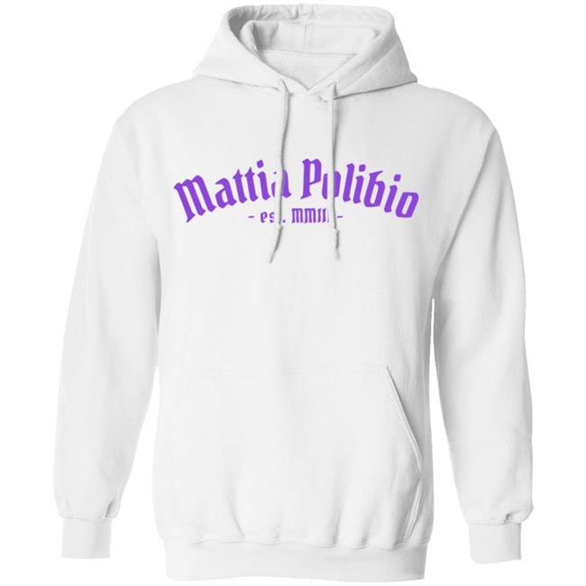 Mattia Polibio Logo T Shirt Mattia Polibio Logo Hoodie Mattia Polibio Logo T Shirt Mattia Polibio Logo Hoodie