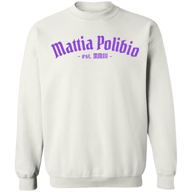 Mattia Polibio Logo T Shirt Mattia Polibio Logo Hoodie Mattia Polibio Logo T Shirt Mattia Polibio Logo Hoodie