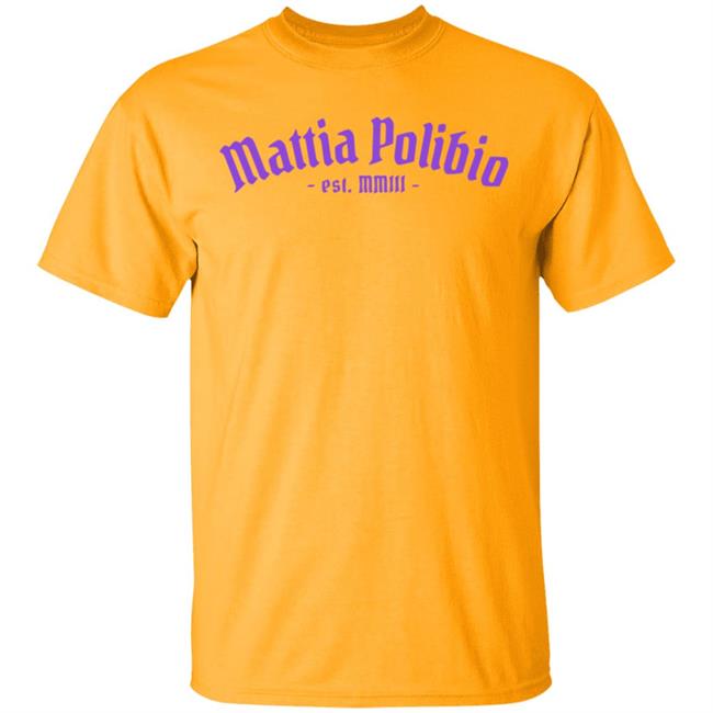Mattia Polibio Logo T Shirt Mattia Polibio Logo Hoodie Mattia Polibio Logo T Shirt Mattia Polibio Logo Hoodie