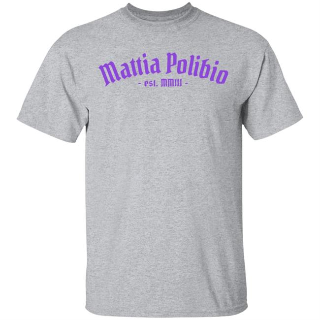 Mattia Polibio Logo T Shirt Mattia Polibio Logo Hoodie Mattia Polibio Logo T Shirt Mattia Polibio Logo Hoodie