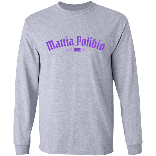 Mattia Polibio Logo T Shirt Mattia Polibio Logo Hoodie Mattia Polibio Logo T Shirt Mattia Polibio Logo Hoodie