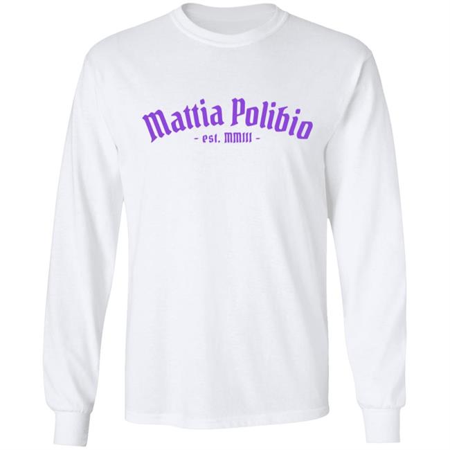 Mattia Polibio Logo T Shirt Mattia Polibio Logo Hoodie Mattia Polibio Logo T Shirt Mattia Polibio Logo Hoodie
