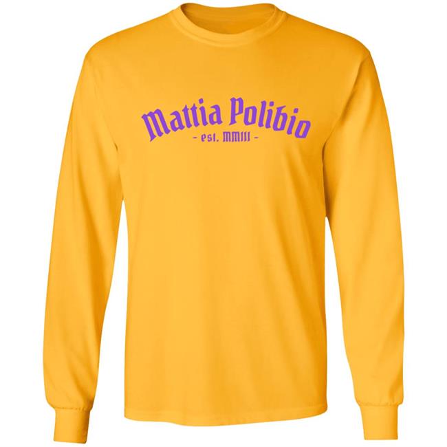 Mattia Polibio Logo T Shirt Mattia Polibio Logo Hoodie Mattia Polibio Logo T Shirt Mattia Polibio Logo Hoodie