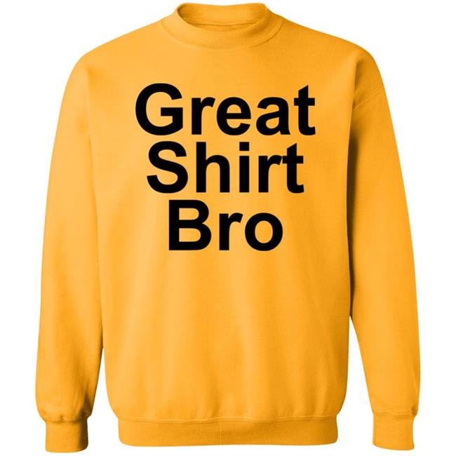Great Shirt Bro Hoodie Official Great Shirt Bro Funny Sweatshirt Great Shirt Bro Hoodie Official Great Shirt Bro Funny Sweatshirt