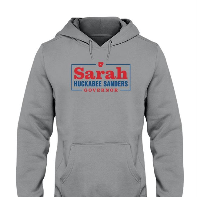 Arkansas White Sarah Huckabee Sanders For Governor Shirt