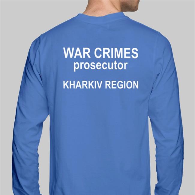 War Crimes Prosecutor Kharkiv Region T-Shirt Jaccocharite Intlcrimcourt War Crimes Prosecutor Kharkiv Region Shirt