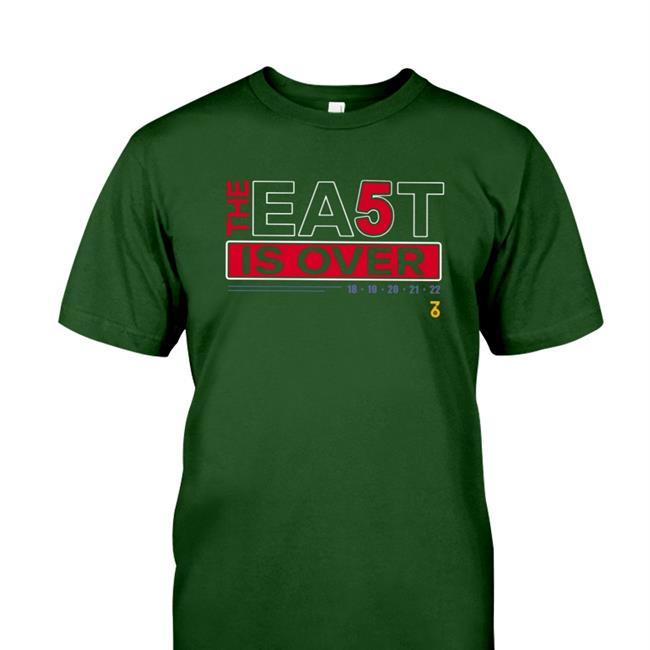 Sevensixapparel The Ea5t Is Over Tee Shirt