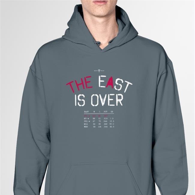 Roto Wear Store Navy The East Is Over Tee