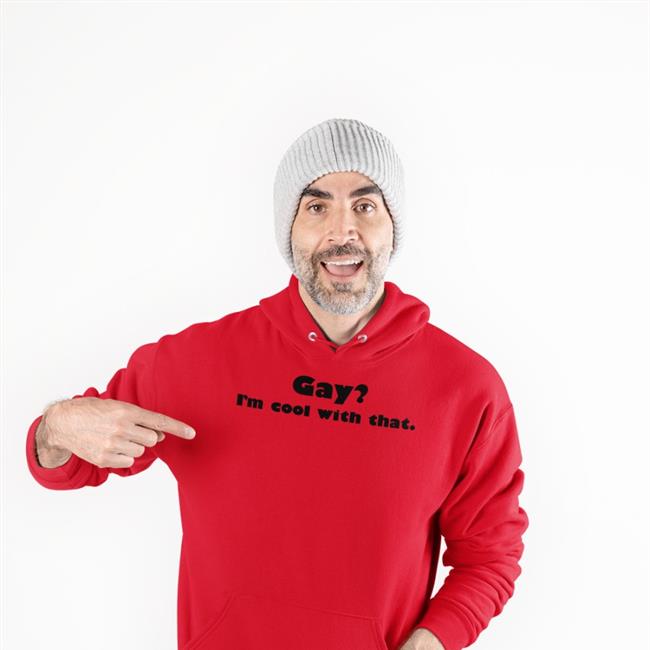 Shirts That Go Hard Gay I'm Cool With That Tee Red
