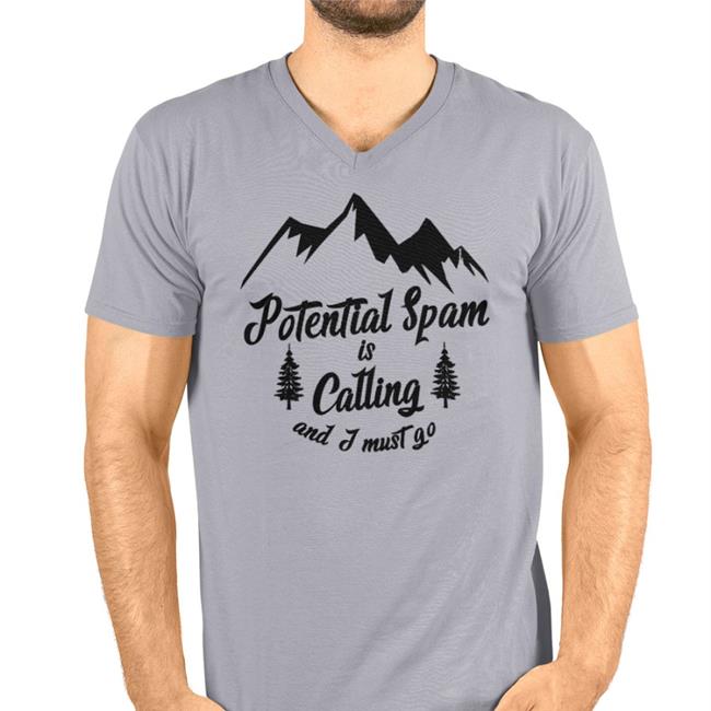 Goodshirts White Potential Spam Is Calling And I Must Go Sweatshirt