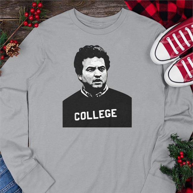 Leigh Whannell Wearing John Belushi College Tee Shirt