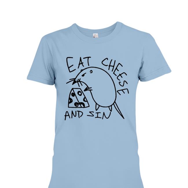 Shannon Hardwick Eat Cheese And Sin Tee White