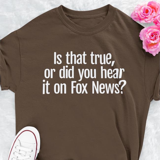 Magnum Farce Is That True Or Did You Hear It On Fox News T Shirt Navy