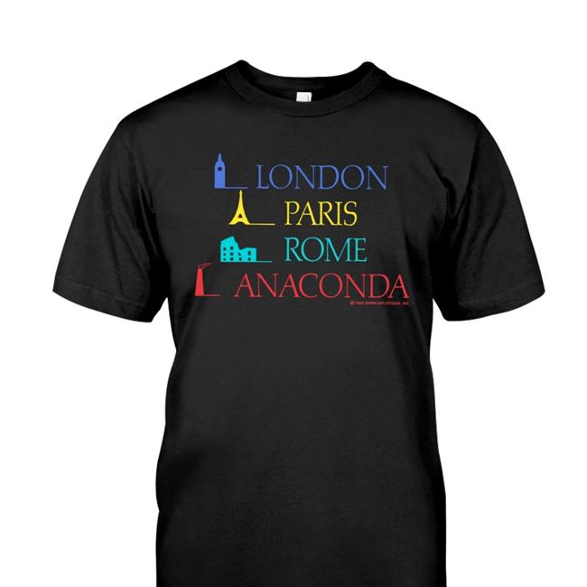 London Paris Rome Anaconda Tee SierraGideon