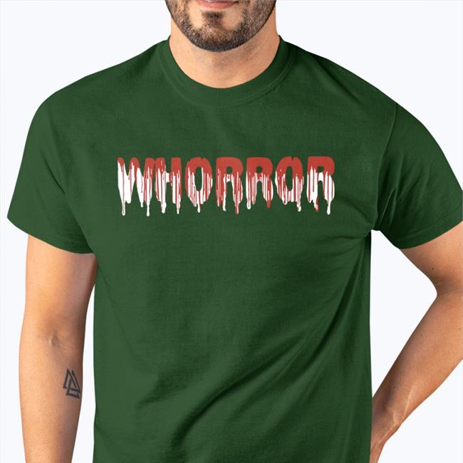Howzer Wearing Whorror Shirt