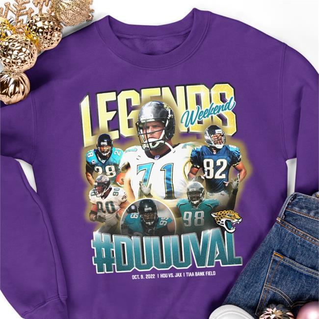 Jacksonville Jaguars Black Legends Weekend Duuuval T Shirt