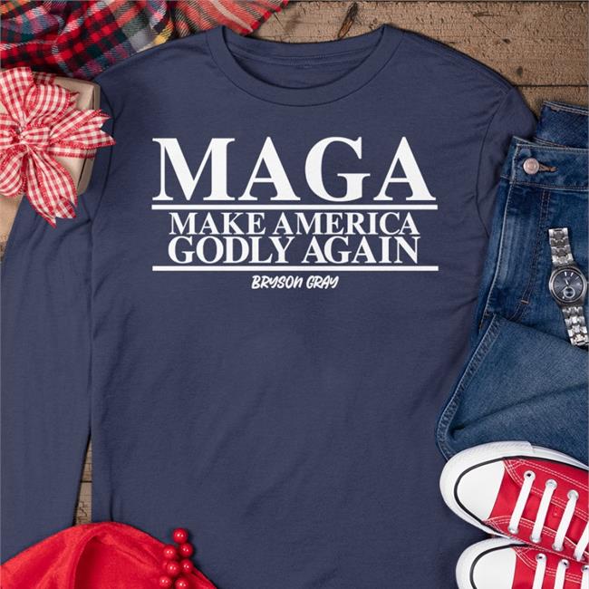 Black Maga Make America Godly Again Shirt Bryson Gray Official Store