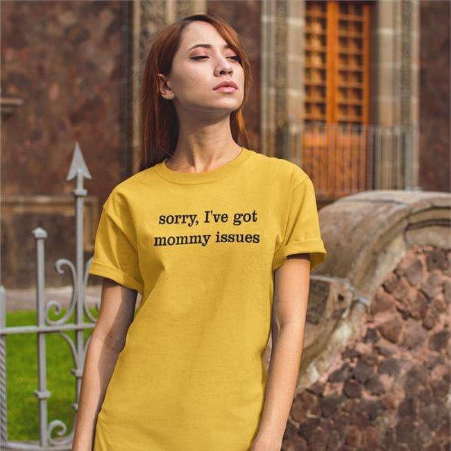 Sorry I've Got Mommy Issues Cap White Fiona Nova