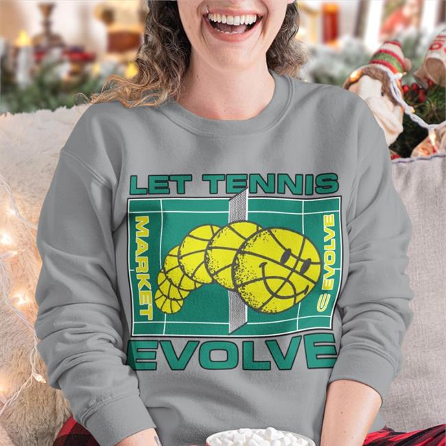 Userjaymes Let Tennis Evolve Tee Shirt White