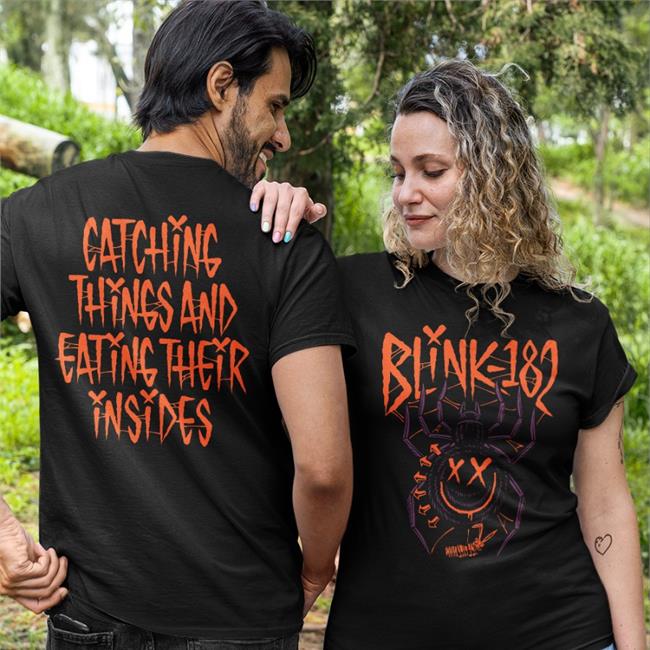 Blink182 Merch 2022 Halloween Blink 182 Shirt Black