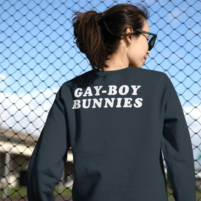 Gay-Boy Bunnies Tee Shirt Weird Thrift Store Shirts